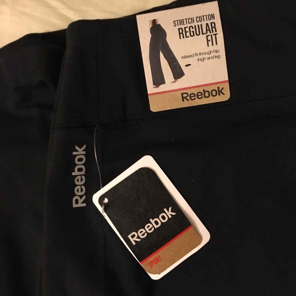 Reebok yoga pants, NWT Size m